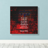 Toile La citation de Bouddha Uplifting ne s’habitue pas  (Insitu (Plancher de Bois))