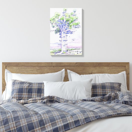 Toile La citta' albero (Insitu(Chambre))