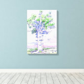 Toile La citta' albero (Insitu (Plancher de Bois))