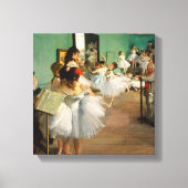 Toile La Classe de Danse d'Edgar Degas (Recto)