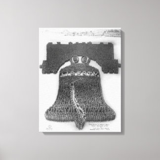 Toile La cloche de la liberté humaine au camp/Fort Dix I