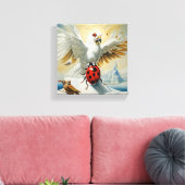 Toile La coccinelle et l'aigle blanc : un conte de la na (Insitu(Salon))