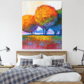 Toile La collection d'arbres colorés (Insitu(Chambre))