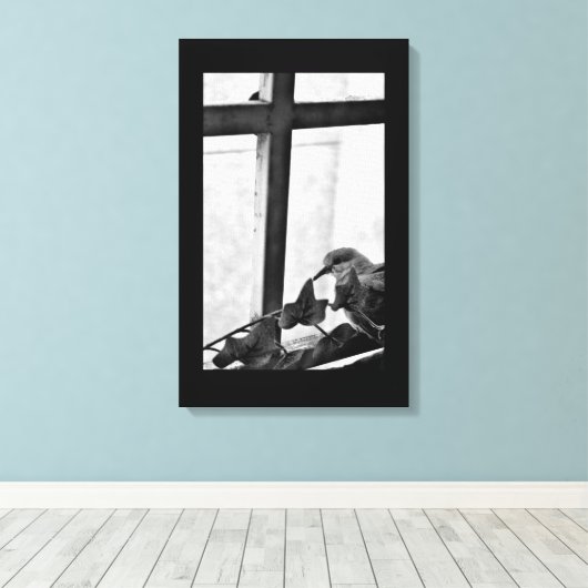 Toile La colombe tranquille (Insitu (Plancher de Bois))