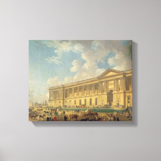 Toile La Colonnade du Louvre. vers 1770 (Recto)