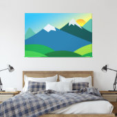 Toile La conception du paysage de montagne (Insitu(Chambre))