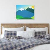 Toile La conception du paysage de montagne (Insitu(Chambre))