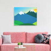 Toile La conception du paysage de montagne (Insitu(Salon))