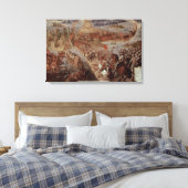 Toile La conquête de Tenochtitlan (Insitu(Chambre))