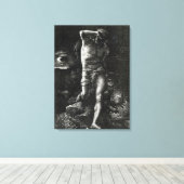 Toile La conscience ou, la pluie oculaire (Insitu (Plancher de Bois))