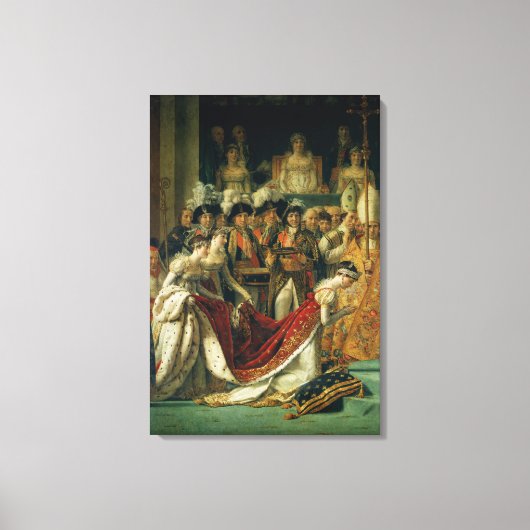 Toile La consécration de l'empereur Napoléon (Recto)