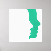 Toile La conversation invisible (Recto)