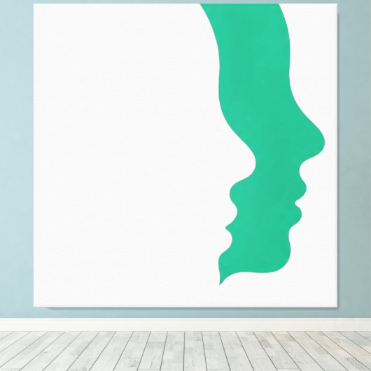 Toile La conversation invisible (Insitu (Plancher de Bois))