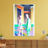 Toile La Conversation - Ken Gage Art (Insitu(Salon))