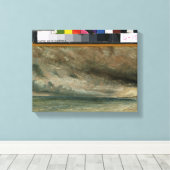 Toile La côte à Brighton - Stormy Evening, c.1828 (oi (Insitu (Plancher de Bois))