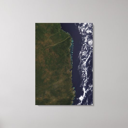 Toile La côte du Mozambique (Recto)