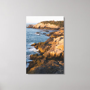 Toile La côte rocheuse d'Isle au Haut dans le