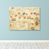 Toile La côte turque et chypriote (Insitu (Plancher de Bois))