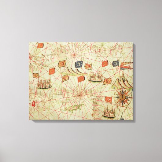 Toile La côte turque et chypriote (Recto)