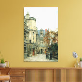 Toile La cour du Musée de Cluny, c.1878-80 (Insitu(Salon))