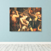 Toile La Courbe aux épines (Insitu (Plancher de Bois))