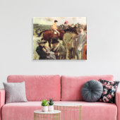 Toile La course à cheval, vers 1890 (Insitu(Salon))