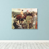 Toile La course à cheval, vers 1890 (Insitu (Plancher de Bois))