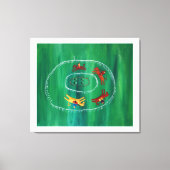 Toile La course de cheval Art Moderne Acrylique (Recto)