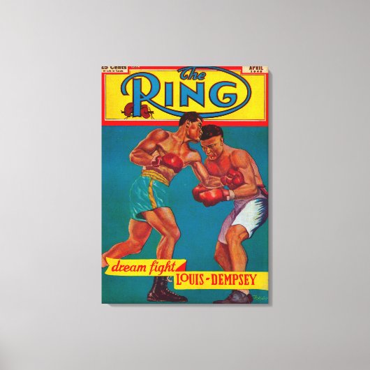 Toile La couverture du magazine Ring (Recto)