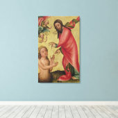 Toile La création d'Adam (Insitu (Plancher de Bois))