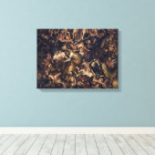 Toile La Crucifixion Le jugement Dernier de Jan Van Eyck (Insitu (Plancher de Bois))