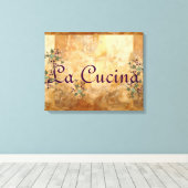 Toile La Cucina Style européen (Insitu (Plancher de Bois))