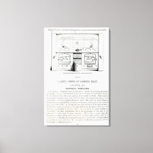 Toile La cuisinière Leamington ou Kitchener (Recto)