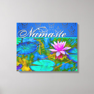 Toile La damassé élégante de Practioner de yoga de Lo