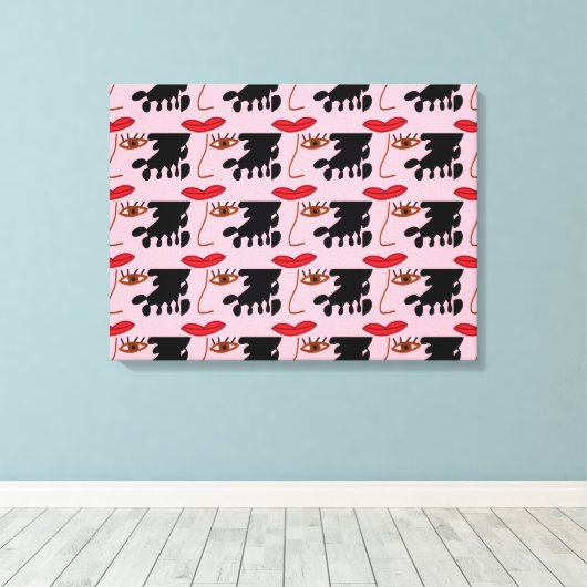 Toile La Dame (Insitu (Plancher de Bois))