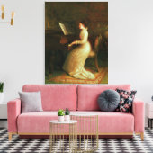 Toile La dame au piano (Insitu(Salon))