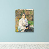 Toile La Dame Avec Un Chien (Insitu (Plancher de Bois))