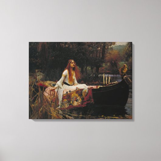 Toile La dame de Shalott : une histoire de fantôme celti (Recto)