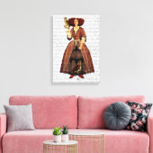 Toile La Dame des Chouettes (Insitu(Salon))