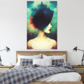 Toile La Dame du Château (Insitu(Chambre))