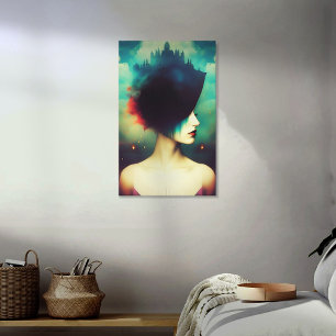 Toile La Dame du Château