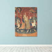 Toile La Dame et la licorne : 'Audition' (Insitu (Plancher de Bois))