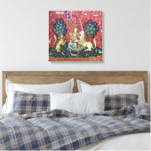 Toile La Dame et la licorne, Vue (Insitu(Chambre))