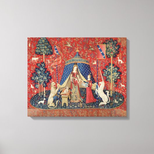 Toile La Dame et l'Unicorne : 'À mon seul désir' (Recto)