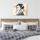 Toile La Dame japonaise (Insitu(Chambre))