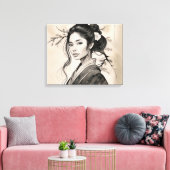Toile La Dame japonaise (Insitu(Salon))