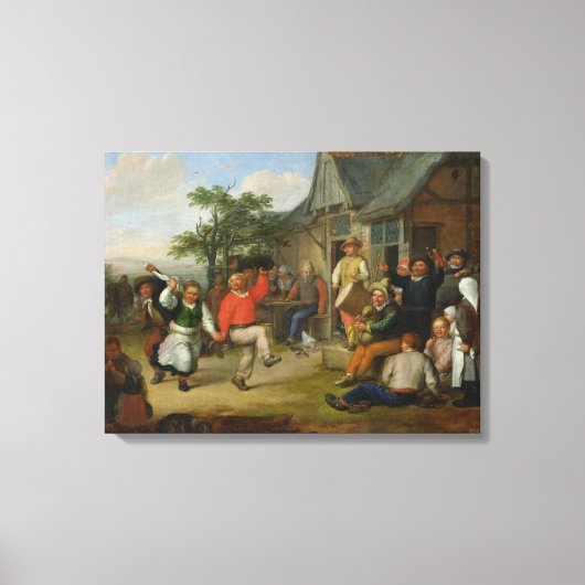 Toile La Danse des paysans, 1678 (Recto)