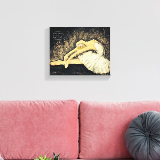 Toile La danse est le langage caché (Insitu(Salon))