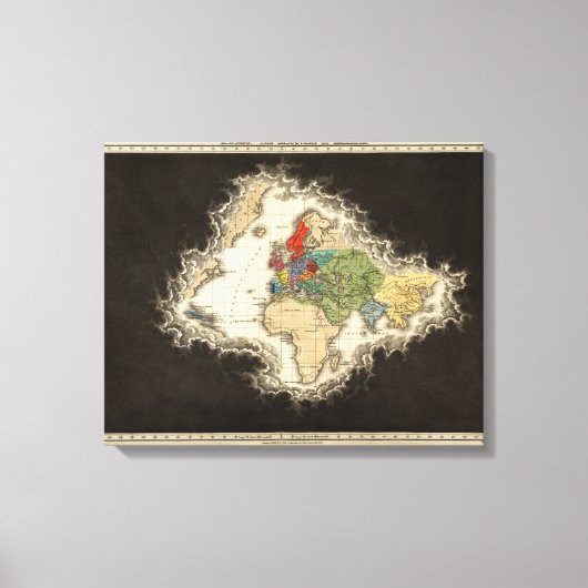 Toile La découverte de l'Amérique 1498 AD (Recto)
