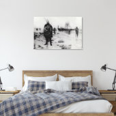 Toile La découverte de l'Amérique par Leif Eriksson (Insitu(Chambre))